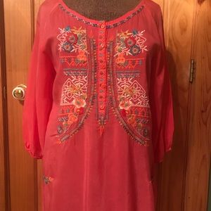 Johnny was tunic top